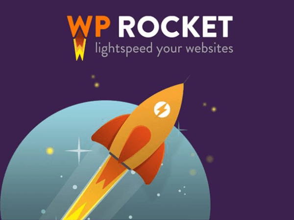 Wp rocket acelera su sitio web para una velocidad de página más rápida.